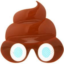 Lunettes De Soleil Pour Fête Sur La Plage En Forme Caca À Mode Parti Funky