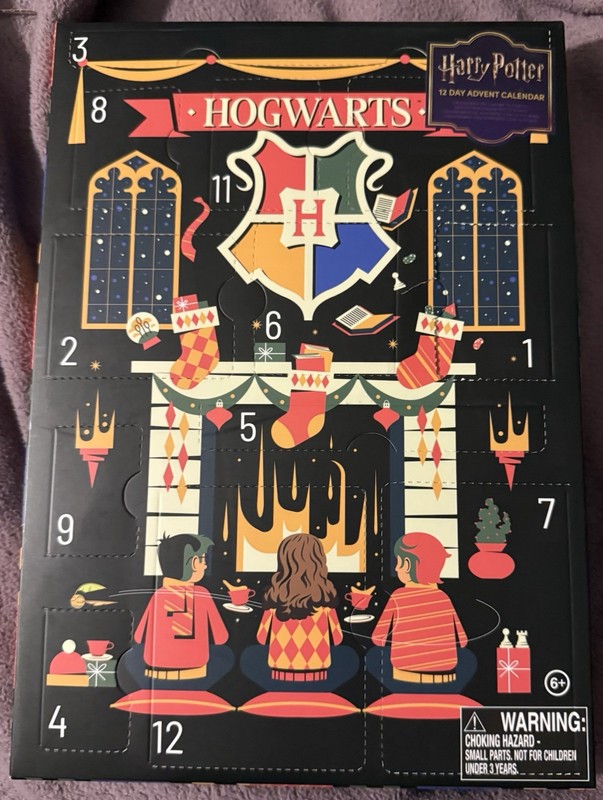 Harry Potter 12 Day Advent Calendar Paladone Stationary Eraser Pencil Brand New