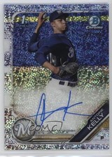 2019 Bowman Draft Chrome Pick Sparkles Refractor 4/71 Antoine Kelly Auto 10s2