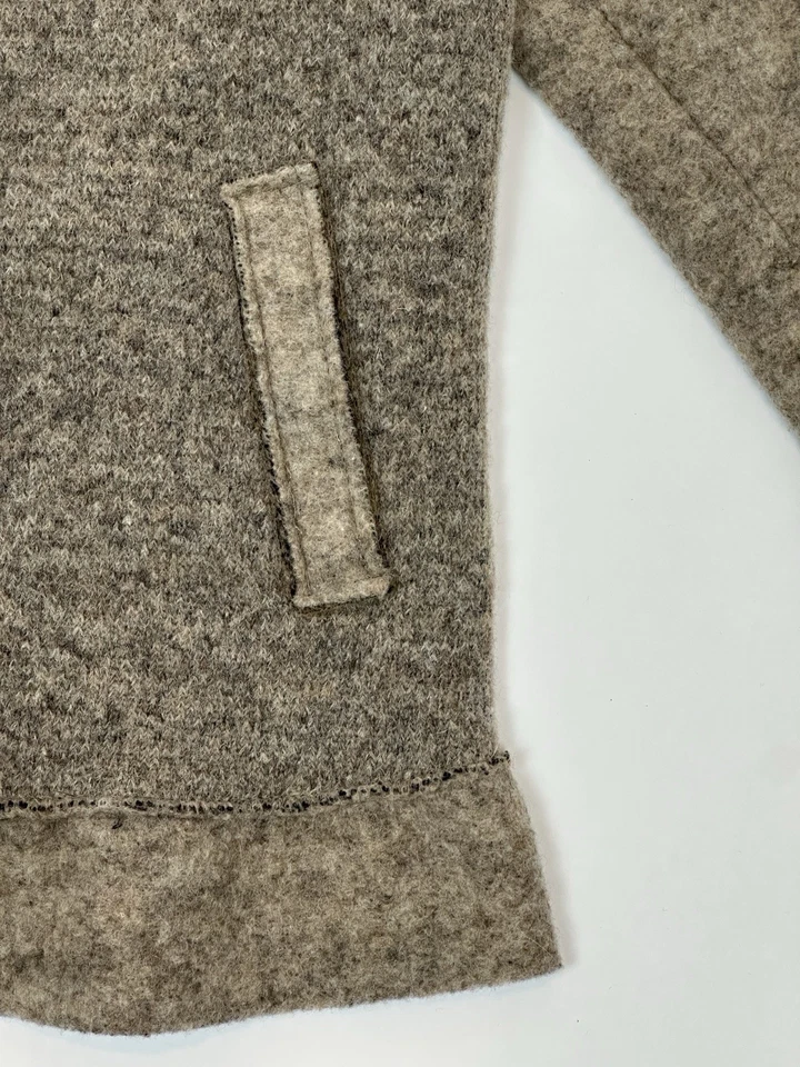 Chaqueta de mezclilla Trussaedi mezcla de lana negra EU42 US 4/6/8 mediana EXCELENTE Foto 4 de 4