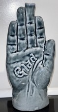 Vintage Glad Hand Flask-Germany. Bluish Grey ...
