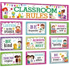 Classroom Rules Posters Back to Bulletin Board Decor