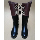 Authentic Revolutionary War Riding Boots for Men – Black Genuine Leather, Sizes