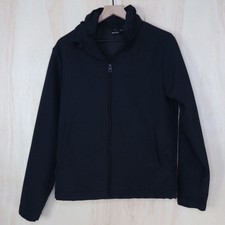 BENCH Soft Shell Zip Up Jacket Men's Black Size Small