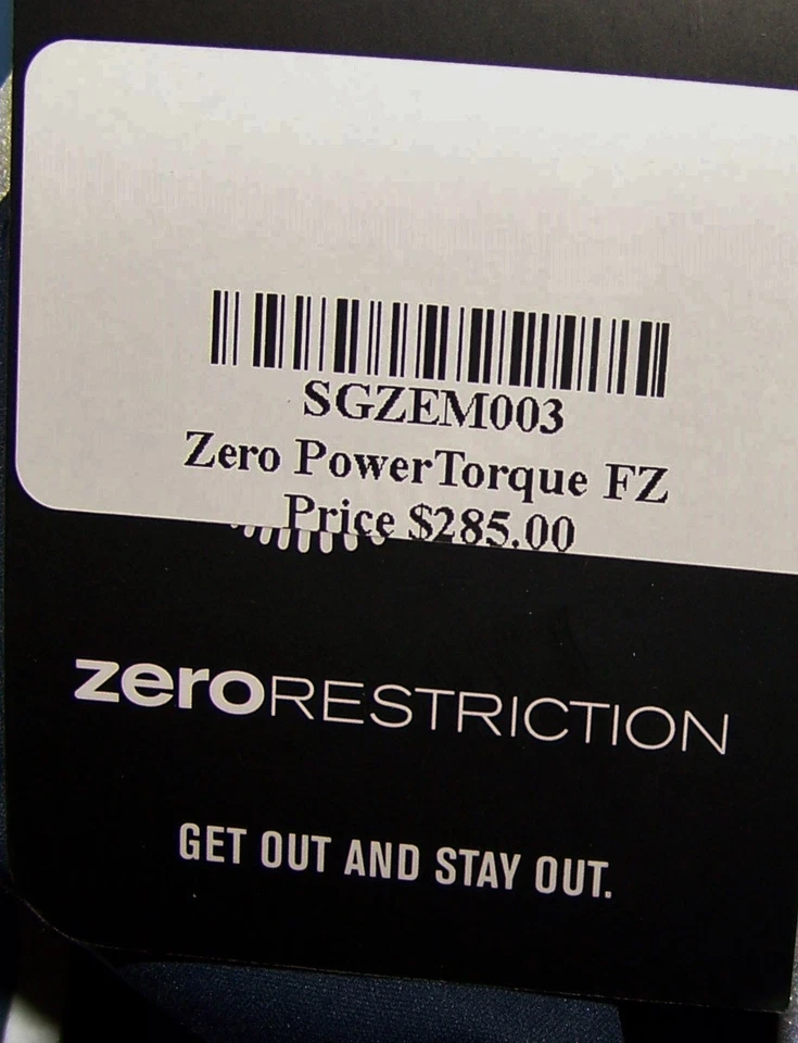 NEW $285 ZERO RESTRICTION Rain Jacket Shirt SHINNECOCK HILLS GOLF CLUB Sz S Navy - Image 4 of 4