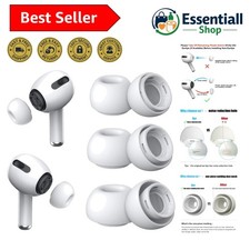 Silicone Ear Tips with Noise Reduction for Airpods Pro - 3 Sizes  Storage Box