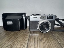 Canon Canonet 28 35mm Rangefinder Camera w/ Cover Untested.