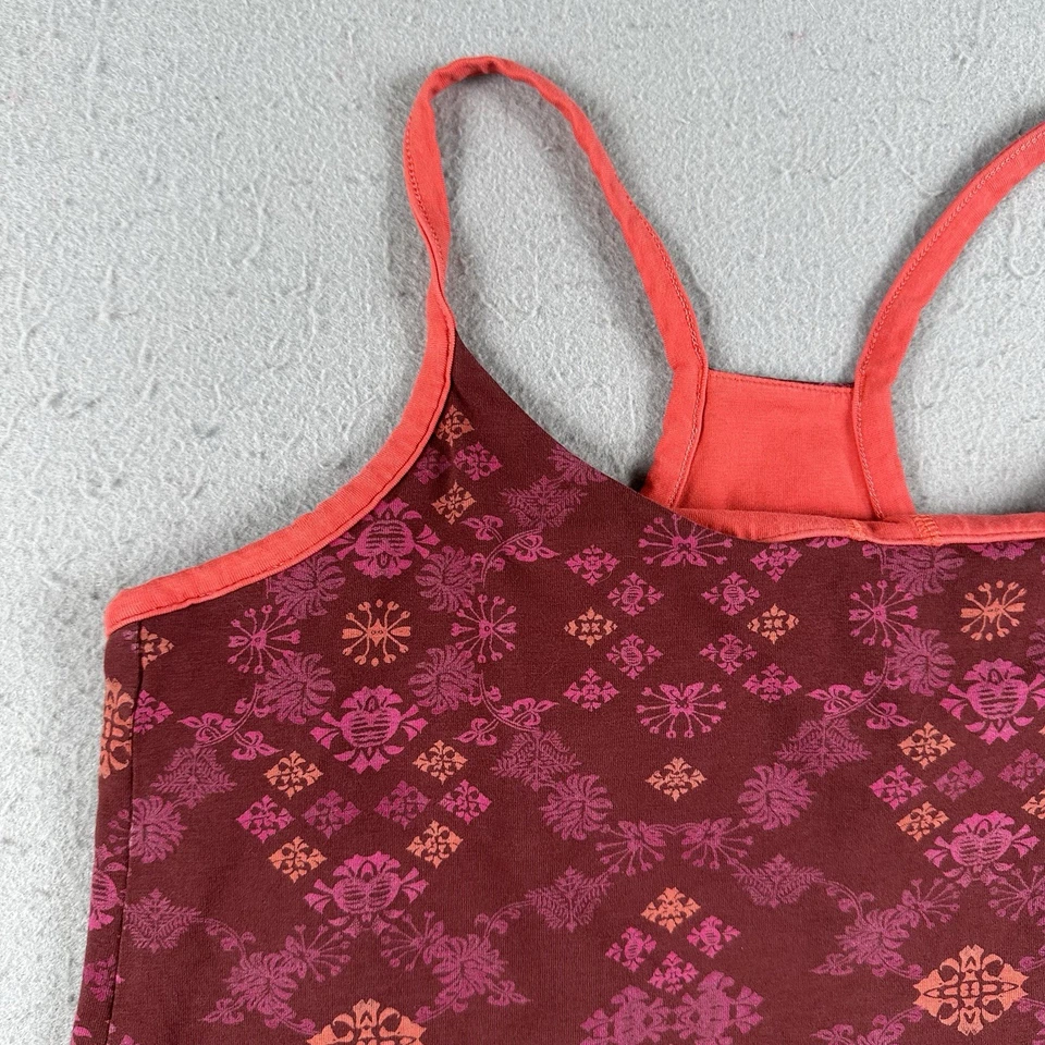 Camiseta sin mangas Patagonia Hotline para mujer grande roja floral espalda deportiva sujetador de estante Foto 4 de 4