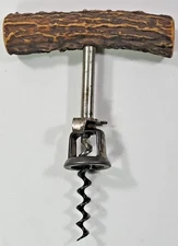 Williamsons Corkscrew Antler Handle Vintage Traditional Cork Screw Wine Opener