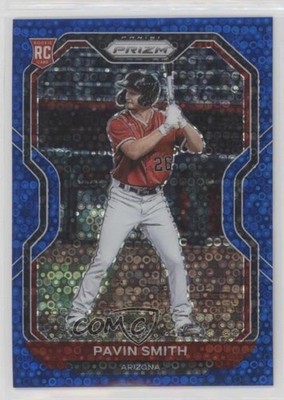 2021 Panini Prizm Blue Donut Circle Prizm 129/199 Pavin Smith #70 Rookie RC 7s2