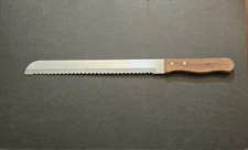 Great Harvest Bread Co. 10" Serrated Bread Knife w/ Wood Handle