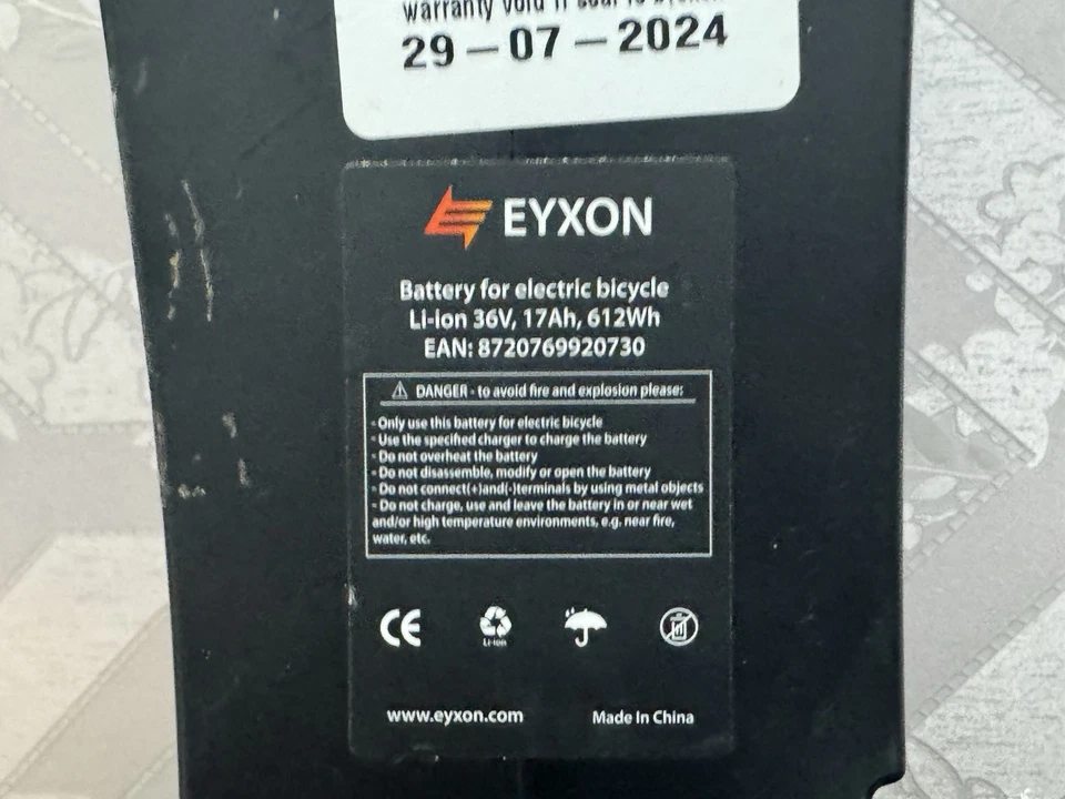 Eyxon Derby Cycle Impulse 36V 17Ah 612Wh 10INR 19/66-5 E-Bike Akku gebraucht - Bild 4 von 4