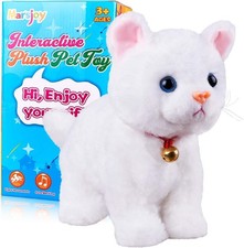 marsjoy-white-robot-cat-plush-stuffed-animal-interactive-cats-meow-kitten-new