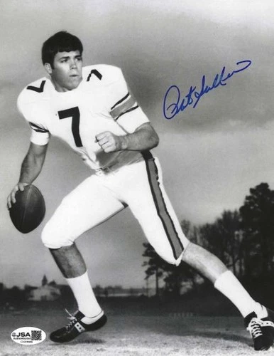 Autographed PAT SULLIVAN Auburn Tigers 8x10 Photo w/JSA COA