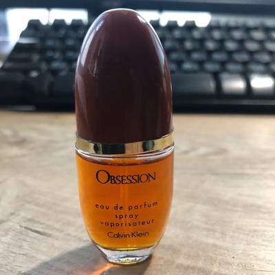 OBSESSION by Calvin Klein for Women Miniture Perfume Spray 0.5 fl oz. New No Box