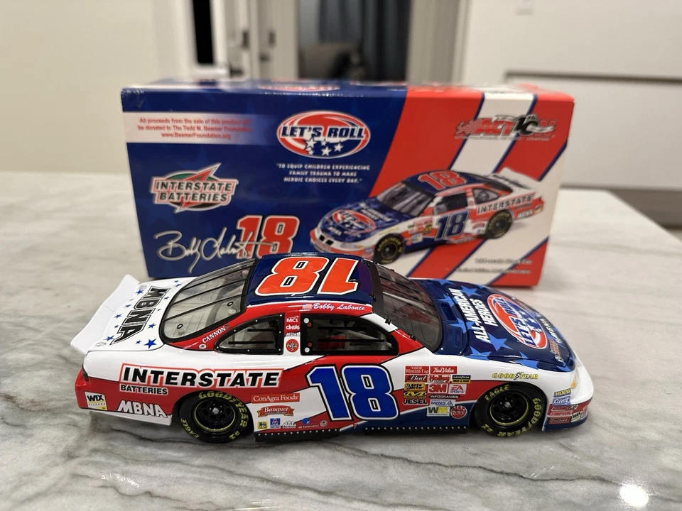 Bobby Labonte 2002 Interstate Batteries Let’s Roll Nascar 1/24 Diecast Pontiac  - Image 3 of 4
