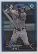 2016 Bowman Draft Chrome Picks Blue Refractor 45/150 Michael Paez #BDC-115 11pj
