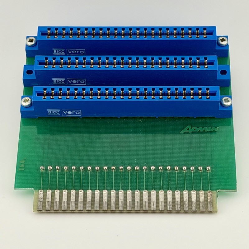 ADMAN ROM Dev Adapter Board – Triple 44 Pin EPROM - Amiga / 68000 Era Hardware