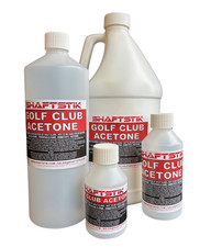 SHAFTSTIK® GOLF ACETONE SOLVENT 99.5% PURE PROPAN-2-ONE, DIMETHYL KETONE