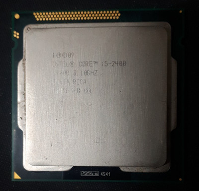 INTEL CORE i5-2400 3,10GHz to 3,40GHz 6MB 5GT/s CPU LGA1155