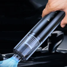 Rechargeable Cordless Car Vacuum Cleaner Portable Dust-Catcher Low Noise Dry&Wet