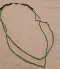 Vintage Native American  Turquoise Heishi Necklace