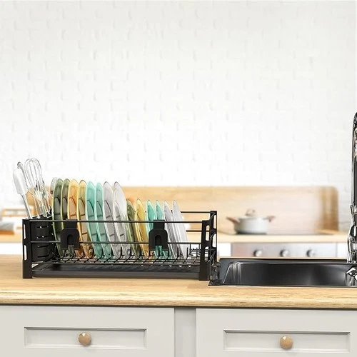 SimpleHouseware Dish Drying Rack - Thumbnail 3