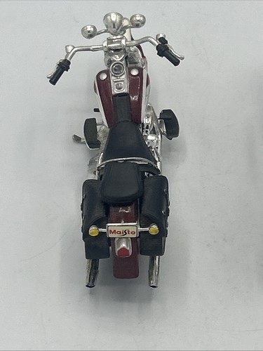Vtg 2 Maisto Harley Davidson Flsts Heritage & Flstf Fat Boy Diecast Motorcycle - Picture 7 of 15