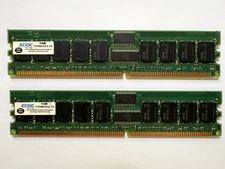 2x1Gb PC2100 ECC Reg DIMM Kit PE18245802 DDR-SDRAM