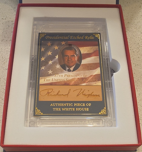 2025 AWF POTUS Richard M. Nixon Presidential Etched White House Relic