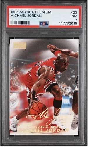 1998 Skybox Premium Michael Jordan #23 PSA 7