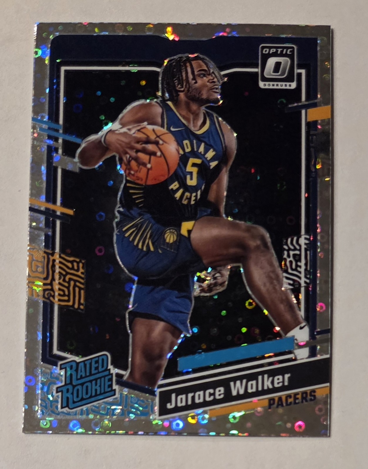 JARACE WALKER RC 2023-24 Donruss Optic - Fast Break Holo Prizm #226 Pacers