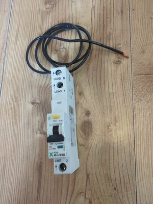 MOELLER 40/1N/B/003 X polig 40 AMP KURVE B 6 kA 30 mA RCBO, geprüft SCHNELLER VERSAND 