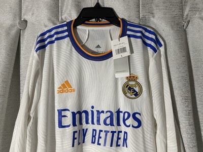 Real Madrid 21/22 Home Adidas Heat.Rdy Authentic Soccer Jersey
