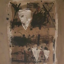 Giorgio Celiberti Scritture e ripensamenti Tecnica mista su masonite 1997