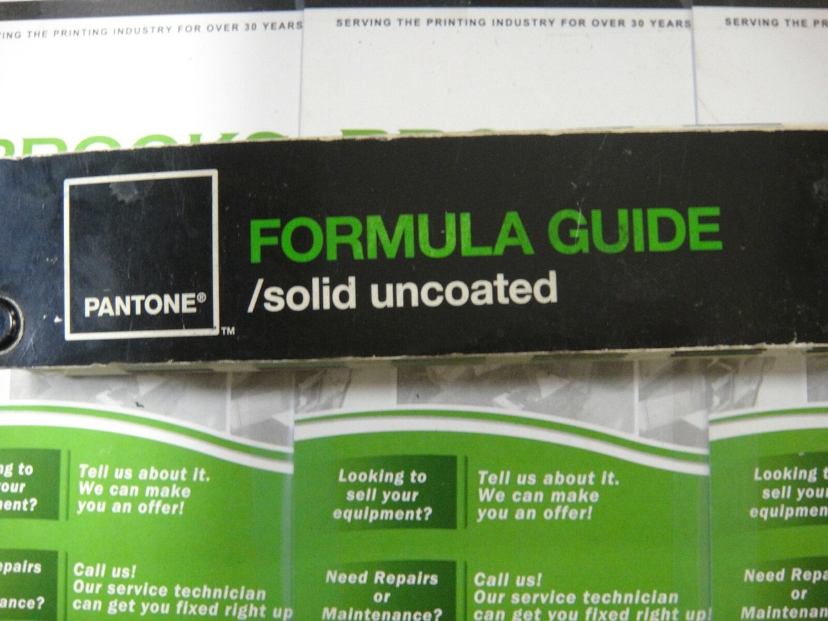 Pantone Formula Guide/Solid, Uncoated | eBay