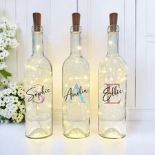 Personalised Light Up Bottle Christmas Secret Santa Birthday Gift For Her Him