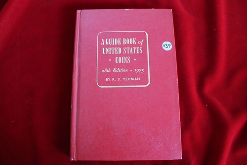 1975 R.S.YEOMAN UNITED STATES COINS REDBOOK, 28'TH EDITION,  USED CONDITION