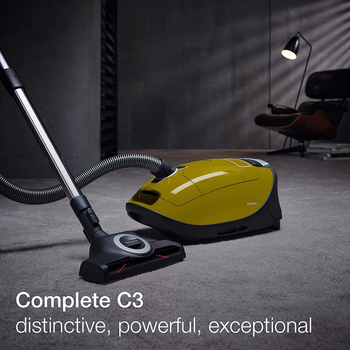 Miele Complete C3 Yellow (Calima-Tuscan) Canister Vacuum