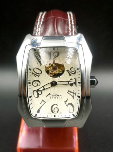 Nice Kolber Geneve Automatic Men’s watch. K9747. Special with show Mechanism. - 第 1/24 張圖片