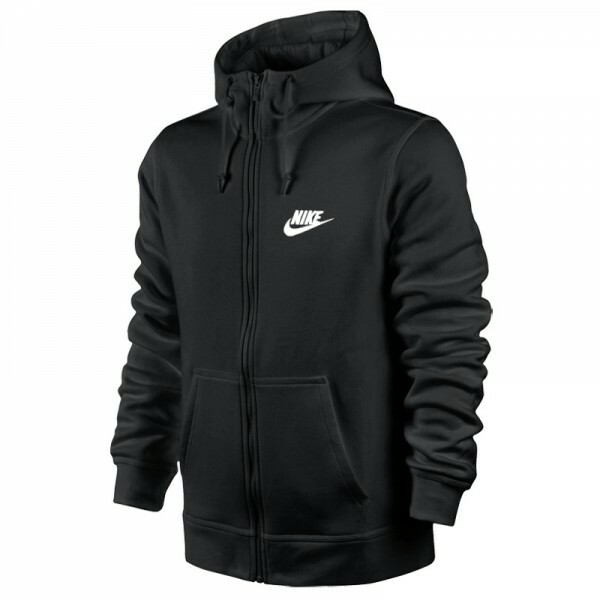 Спортивная толстовка Nike Herren Sport Freizeit Sweatjacke NSW Club с капюшоном Schwarz BV2645 Neu 17490₽