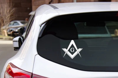 Freemason Logo Vinyl Decal Sticker Templar Masonic