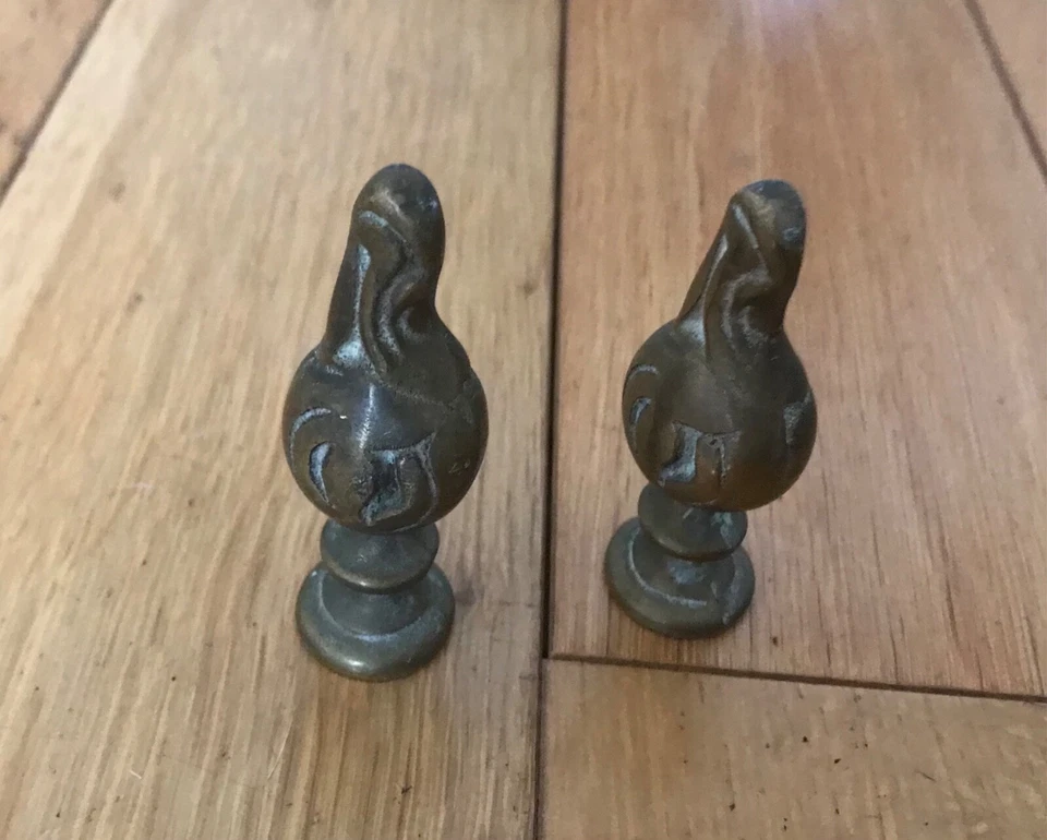 Antique Flame Finial Reclaimed Old Original H4 - Image 4 of 4