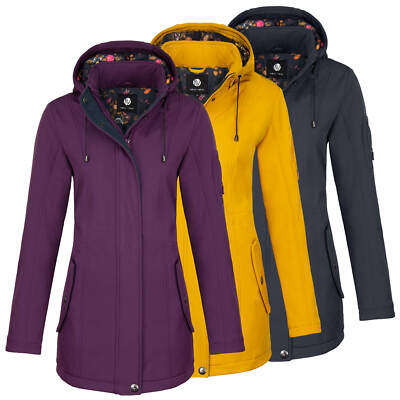 Softshell GrÃ¼ne Parka Jacke Damen New View Damen Softshell Mantel