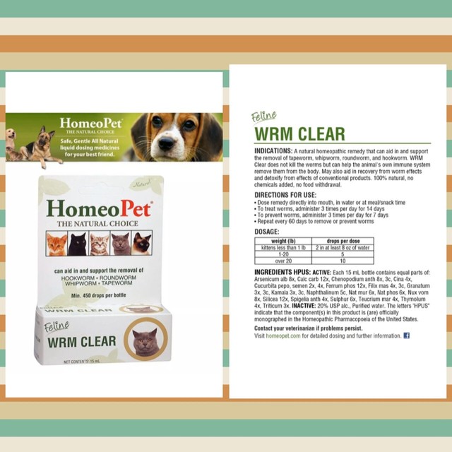 clear wormer for dogs