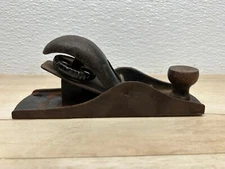Vintage Unbranded Wood Small 7" Planer Hahd Tool Made In USA