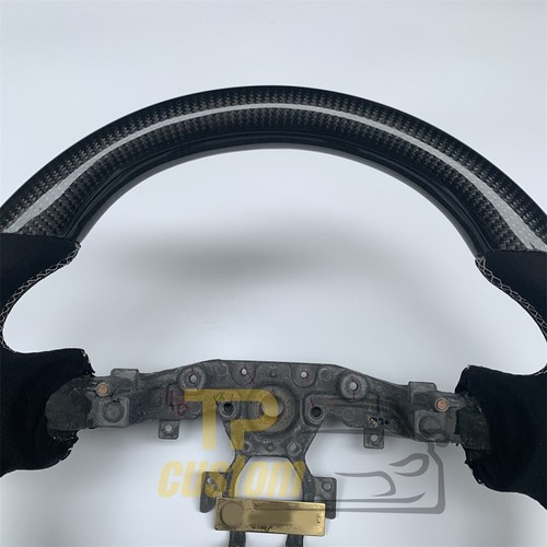 Real Carbon Fiber Steering Wheel For Infiniti FX35 FX37 FX50 QX70 2009-2018 - Picture 4 of 8