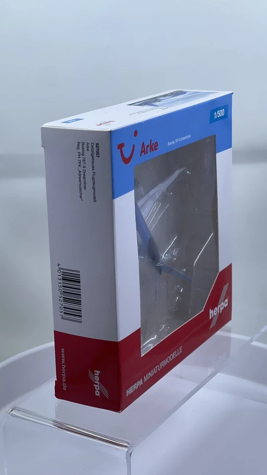 HERPA 1:500 Arke Airlines Boeing 787-8 Dreamliner Reg#PH-TFK Dreamcatcher 527057 Foto 4 de 4