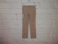 NEW Lauren Ralph Lauren Womens Size 2 Tan Modern Straight Soft Pants Flaw 4954