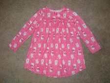 GYMBOREE Cat Cocoa Scarf Nightgown Gymmies Size L 10-12 
